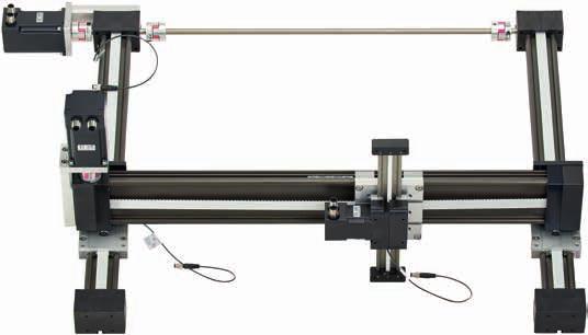 drylin E drylin E Multi-axis linear robots Product range Room linear robot for three dimensional applications X-axis: drylin ZLW-1040 toothed belt axis with NEMA23 stepper motor with encoder Y-axis: