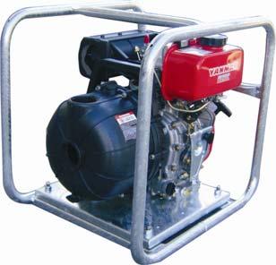 Integrated handle. Honda petrol or Yanmar diesel engine options (2 year engine warranty).