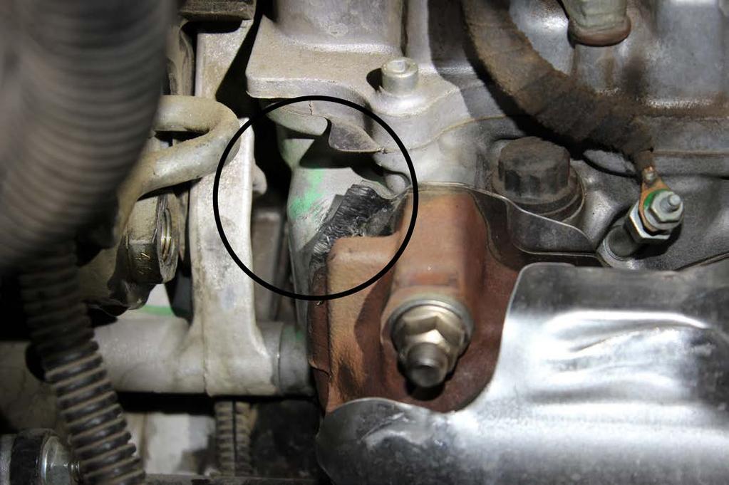 MANIFOLD GASKET MAY NEED TO BE PUSHED