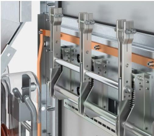 One of these configurations is the equipped riser panel, which allows for a busbar-connected voltage transformer (VT) and control transformers (CT) to be mounted in the riser.