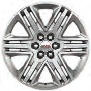 WHEELS 20-Inch Wheel Package - 6-Split-Spoke Sterling Silver Painted (SH9) Personalize your vehicle with these 20-Inch 6-Spoke Sterling Silver Painted Wheels (SH9) validated to GM specifications.