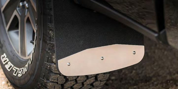 ADDITIONAL ACCESSORIES Tetured Rubber Mud Guards by LUVERNE.