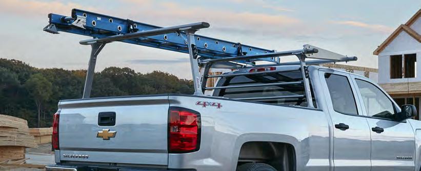 FULL-FRAME STEEL UTILITY RACK BY THULE TRACRAC, Handles lumber, ladders, pipe, conduit and other long, bulky items Powder-coated steel construction for outstanding corrosion resistance Includes third