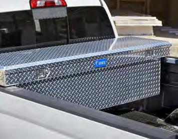 of storage, mounts securely without drilling and features the Chevrolet logo Removable sliding tray with rubber mat, dual gas shocks for smooth lid operation and a one-touch latching mechanism