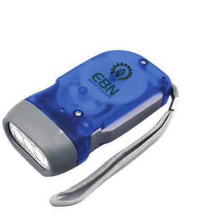 e-lite Hand Cranked Flashlight GES-101 This technolgy provides the wattage equivalent of 200 kerosene lamps and nearly 50 conventional light bulbs over the life of the flashlight.