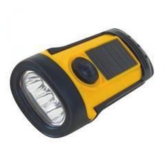 Mara Flashlight Waterproof Solar and Crank LED Flashlight GES-107 Alternative lighting source for areas short of or lacking electricity. Elegant and extremely portable design.