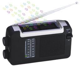 Solar AM FM Radio Portable Solar and Crank Radio GES-108 This product adopts the best integrated radio circuit with high sensitive FM & AM radio that can catch every