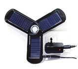 Foldable Solar Charger Electronic Charger & Battery Backup GES-109 Makes it easy to charge your digital electronic devices anytime, anywhere.