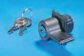 Note: Universal lock systems allow the installation of a handle to suit almost any application or customer