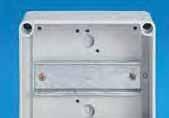 808 Installation options: On the vertical TS enclosure section with metric thread M6 or M8 the alternative to metal screws particularly well-suited for dynamically loaded connections