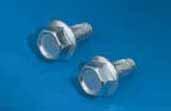 Self-tapping screws Mark, drill and tighten in a single operation using electric or pneumatic tools. For metal thickness: 22 ga (0.8 3 mm) Length: 0.6" (6 mm) Usable length: 0.4" (9.