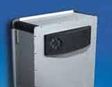 Mounting Internal mounting When installed in the enclosure, the unit only protrudes by a few inches, and