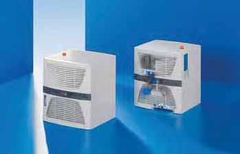 Chiller System Mini, Cooling Capacity: 9050-8442 BTU (2650-5400 W) Technical Design: Compact, modular configuration of the cooling components with integrated water tank.