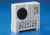 Accessories Regulation/Control Enclosure internal thermostat Ideal for controlling filter fan units, heaters and heat exchangers, this thermostat can also be used as a signal generator for monitoring