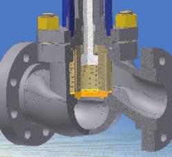 APPLICATIONS Angle body choke valve 4 class 2500 angle valve Crude oil from P1=210