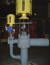 Steam at 540ºC from 190 bar to 30 bar Recycle and pressure control valve 8 class 300