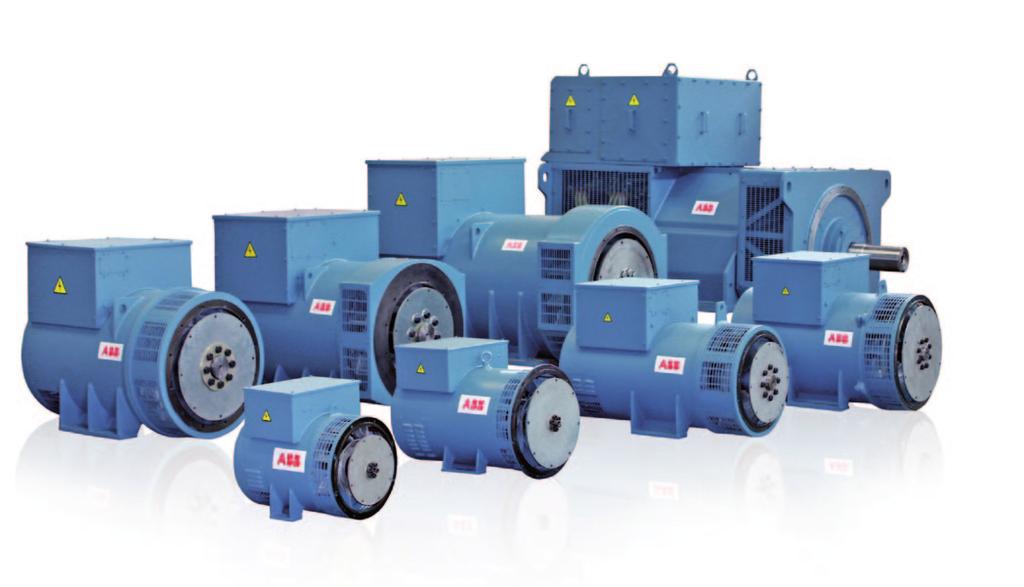 Broadest range covers all applications Our range of synchronous generators is one of the widest in the market, covering all land-based and marine applications, so customers can be sure that we can