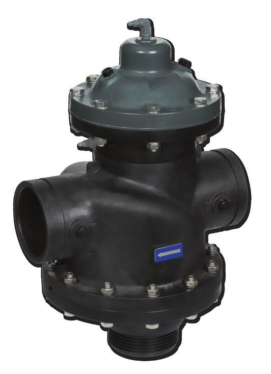 350 Series Valve The BERMAD Model 350-P Valve is a compact, 3-Port valve with a T configuration. The valve is doublechambered, hydraulically operated and diaphragm actuated.