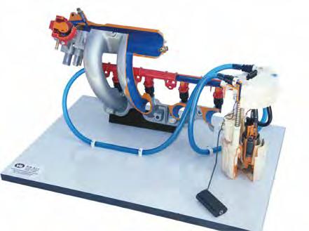technical specifications: Suction manifold with electro-injector Air capacity meter Fuel manifold to the injectors Butterfly body Accelerator position switch