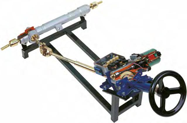 VB 10780M ELECTRICALLY ASSISTED STEERING (on a table stand) - manual Main technical specifications: Rack steering