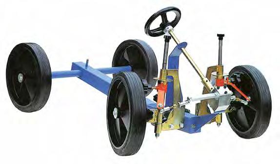 42x64x40h Net Weight: kg 8 Gross Weight: kg 14 VB 11205 VB 11205M TRAINING MODEL SHOWING THE STEERING GEOMETRY (on ground) - manual It is a rational training model which allows an easy explanation of