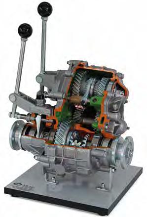 The various parts are supplied as accurate real cutaway, connected together to show their operation in an easy and immediately understandable manner.