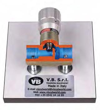 Gross Weight: kg 2 VB 13162S CUTAWAY SAFETY VALVE (on base) - static VB 13161S