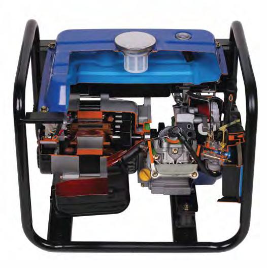 VB 13177S CUTAWAY ELECTRIC GENERATOR (on table-stand support) VB 13177 60x50x50h Net Weight: kg 25 Gross