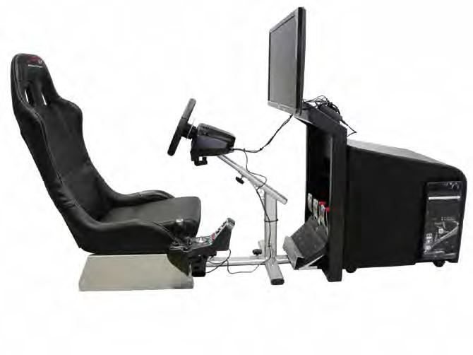 VB 13591E NAKED DRIVING SIMULATOR - electrical Approx weight and dimensions: 170x77x115h Net Weight: kg 70 Gross Weight: kg 150 VB 13591 Main technical specifications: English language adjustable
