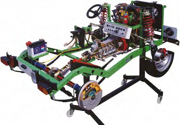 INJECTION CHASSIS VB 5340E FIAT DOUBLE SHAFT (DOHC) WITH MULTI-POINT ELECTRONIC INJECTION WITH LIGHT SYSTEM (on stand with wheels) - electrical VB 5350E FIAT DOUBLE SHAFT (DOHC) WITH MULTI-POINT