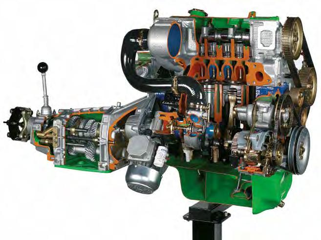VB 6070E REAR DRIVE TURBO DIESEL ENGINE WITH CLUTCH GEARBOX (on stand with wheels) - electrical VB 6071E REAR DRIVE DIESEL ENGINE WITH CLUTCH GEARBOX WITHOUT TURBOSUPERCHARGER (on stand with wheels)