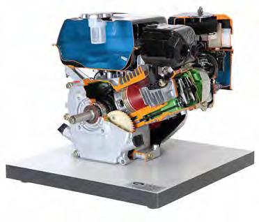 VB 5245M SINGLE-CYLINDER 4 STROKE PETROL ENGINE AIR COOLED (on base) - manual Main technical specifications: displacement 160cc power 6 hp camshaft in the crankcase