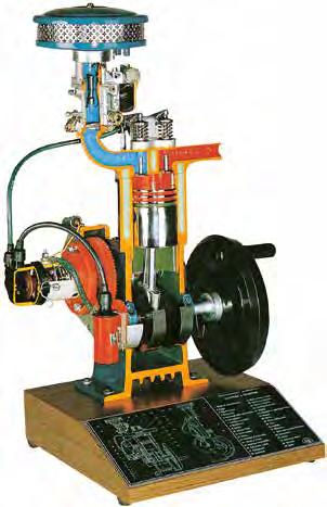 VB 7200M 4 STROKE PETROL ENGINE MODEL (on base) - manual The most rational training model of a 4-stroke petrol engine.
