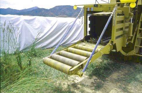 C01-1121 Heavy Duty Roller Chute Kit The roller bale chute is used in conjunction with the bale ejector to drop the bale on the ground after it clears the bale chamber.