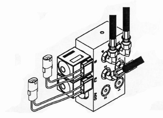 BA3, BA4 ACCUMULATORS BA3 onto LB33 w/ejector - Second Function Valve The kit consists of a solenoid valve assembly that installs in the rear valve block, to accommodate both accumulator and ejector