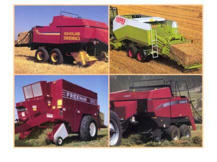 The Challenger balers make solid, highdensity bales that stack and ship with ease. The big bales reduce the number of bales handled and stored, cutting manpower requirements to a minimum.