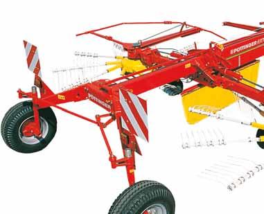 EUROTOP 620 N / 620 A / 701 A Centre delivery rake with mechanical working width adjustment Centre delivery rakes are well-known