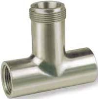 Installation Fittings for F3.0 sensors & magmeters Weld-On Adaptors Pipe Sizes: 1-1/2 to 24 Body Materials: 316 Stainless Steel Maximum Pressure: 365 psi with metal sensor. See page 47.