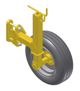 3 Depth Wheels Two different types of depth wheels are available to regulate the depth