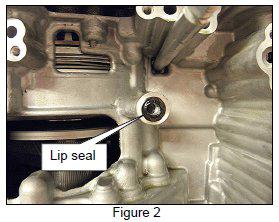 4. Install a new lip seal (Figure 2). Do NOT reuse the old lip seal.