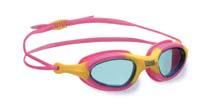 LITTLE OPTIMA Performance youth goggle with fun and vibrant colors - Flexible and soft one-piece silicone frame LITTLE PRO Swim teachers choice for comfort and adjustability - Split-yoke latex head