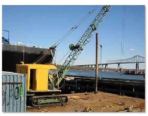 BARGE MOUNTED MOBILE CRANES In cases where it is necessary to install a mobile crane on a barge, the certifying official shall prescribe appropriate test conditions and precautions as outlined in