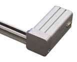 equal to ± 0.2 mm max. feed. 1.5 m/s with shaft slide Ordering key 232 005 X XXX with trolley Accessories can be found on pages B-70. Options: special mm raster lengths to order, max.