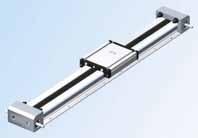 with toothed belt drive Guides and shaft slides also available in a stainless version LEZ 2 Features aluminium profile with miniature linear guide LFS-8-5 no-play feed with toothed belt drive -