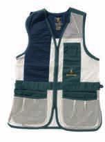 Shooting Vest B 30500240 Loden Tan, Right Hand S-3XL B 30500340 Loden Tan, Left Hand S-3XL C 30500290 Black Red Right Hand S-3XL C 30500390 Black Red Left