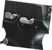A medium-sized handgun, the handle can be adapted to suit the hand of each user (Photo1) Safety has not been ignored.