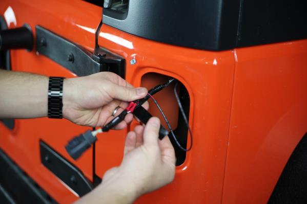 Apply the brake and ensure the brake light functions correctly,
