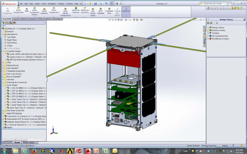 CSUN/JPL CubeSat Collabora>on Program Funded by NASA s 2013 Small Spacecraft Technology Program (1 FTE/yr for 2 yrs)