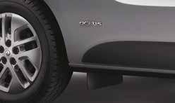 Wheel arch protectors Polypropylene. Colour: black. Thickness: 3 mm.