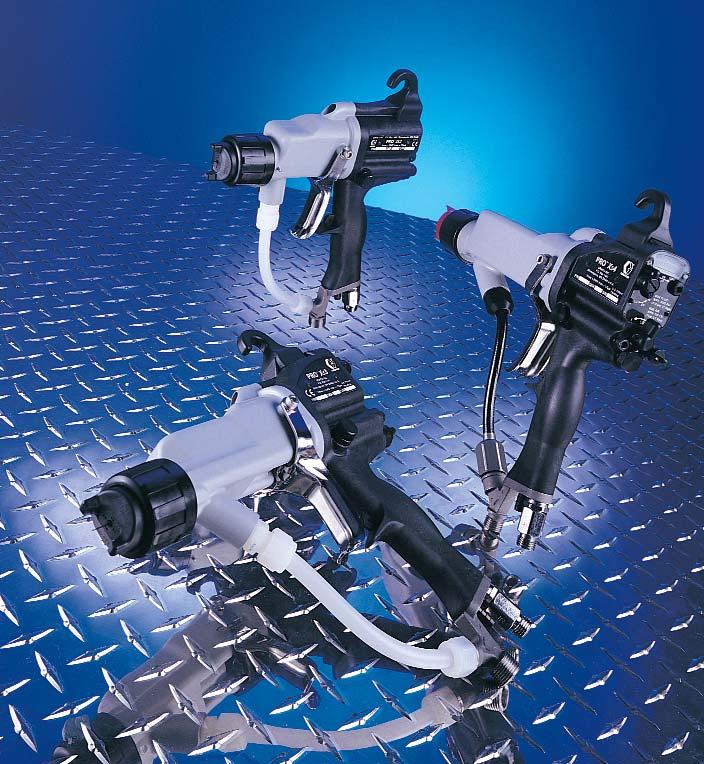 There s never been a spray gun like it! Take your finishing operation to the next level with Graco s new PRO Xs electrostatic guns.